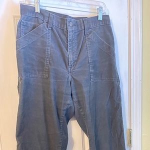 Levi’s Dark Gray Classic 4-pocket Corduroys - Vintage